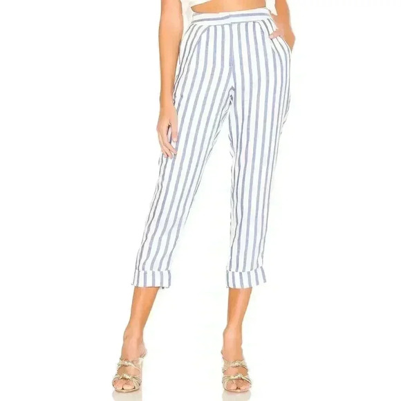 Tularosa Aimee Pant‎ Blue & White Stripe Size XL - Picture 2 of 11
